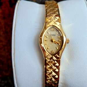 REDUCED TO SELL!! Caravelle by Bulova vintage gold-tone dress watch